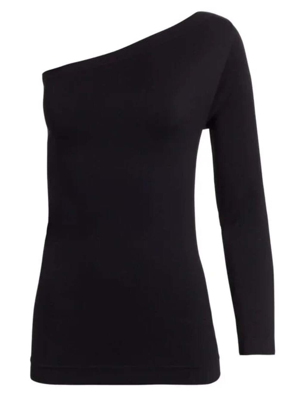 Brand new!! Helmut Lang One-Shoulder Stretch-long sleeve Top In Black size M/L